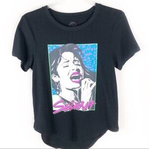 Selena- Neon retro style Selena graphic tee sz: M